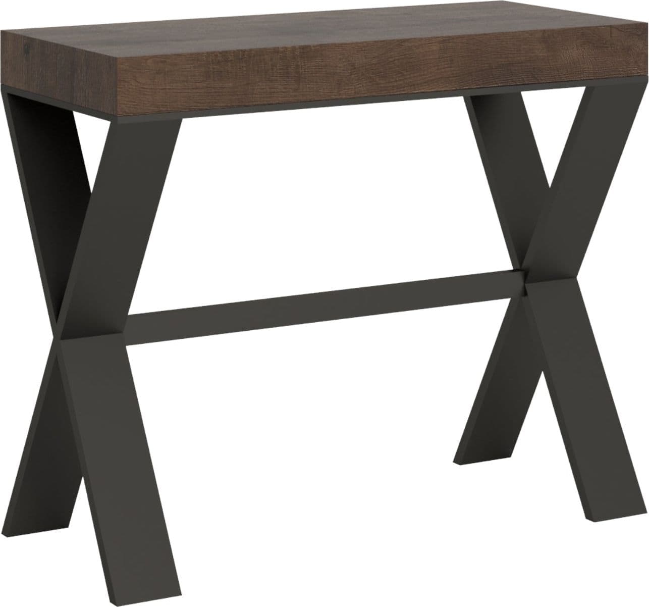 Tavolo consolle "Perugia" allungabile in legno per sala da pranzo in Credenze Decor Space - Altamura, commercioVirtuoso.it