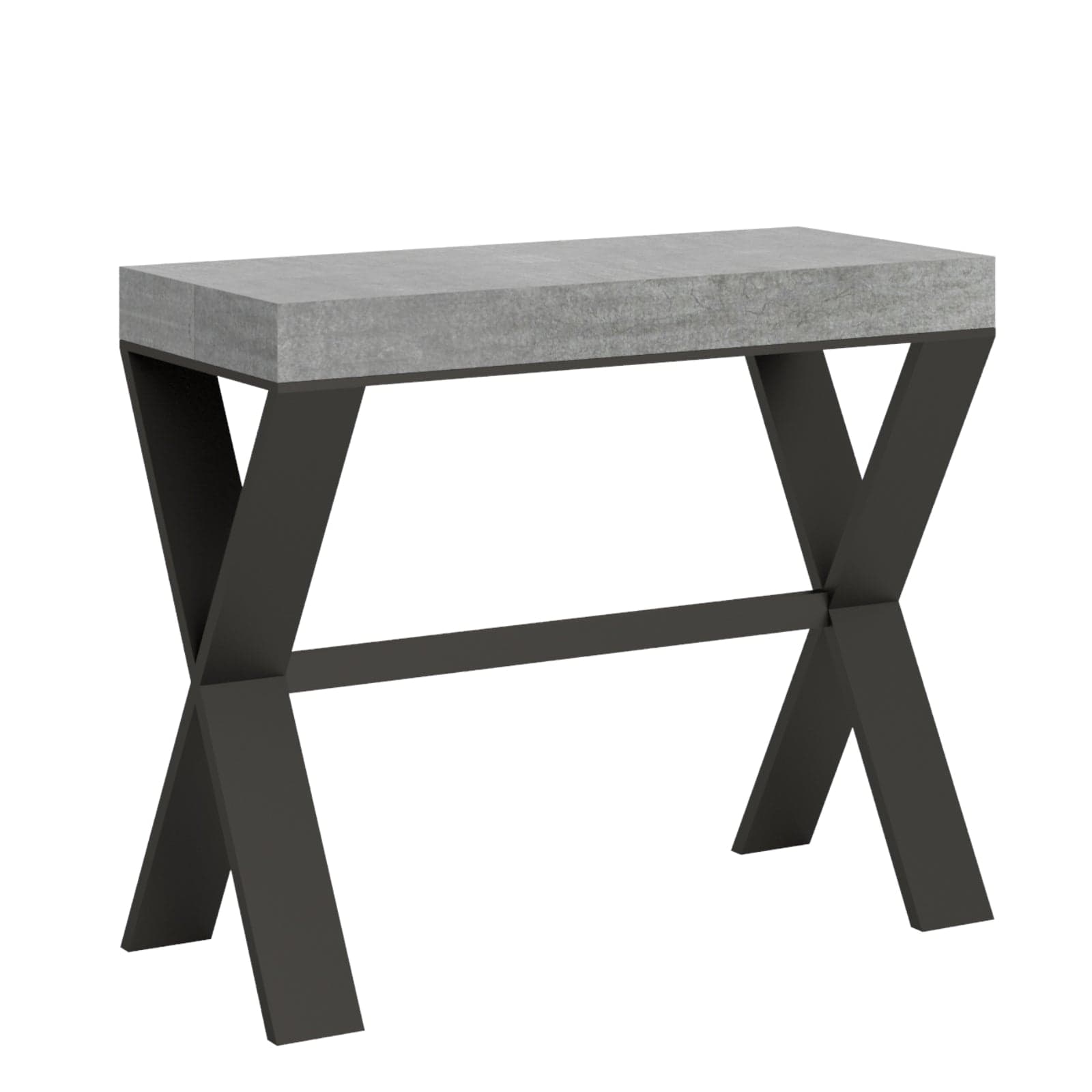 Tavolo consolle "Perugia" allungabile in legno per sala da pranzo in Credenze Decor Space - Altamura, commercioVirtuoso.it