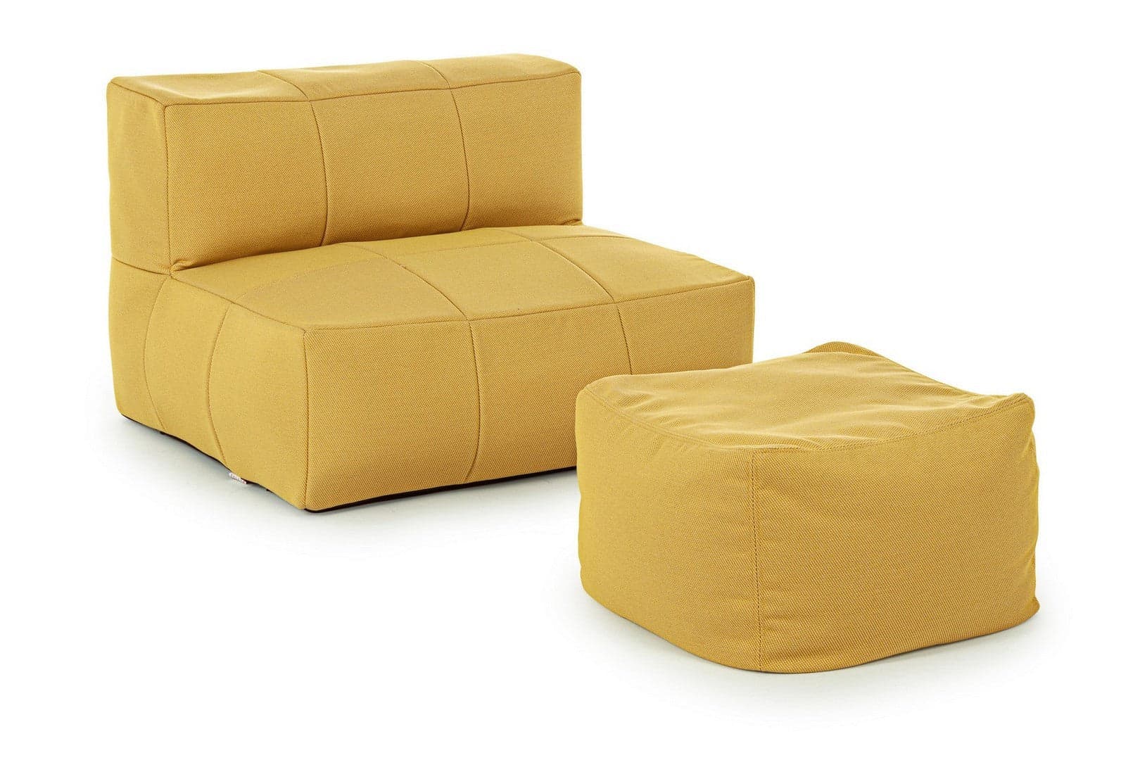 Pouf per esterno "Sparrow", rivestimento idrorepellente e sfoderabile, da 50 x 50 cm in Ottomane e poggiapiedi Decor Space - Altamura, commercioVirtuoso.it