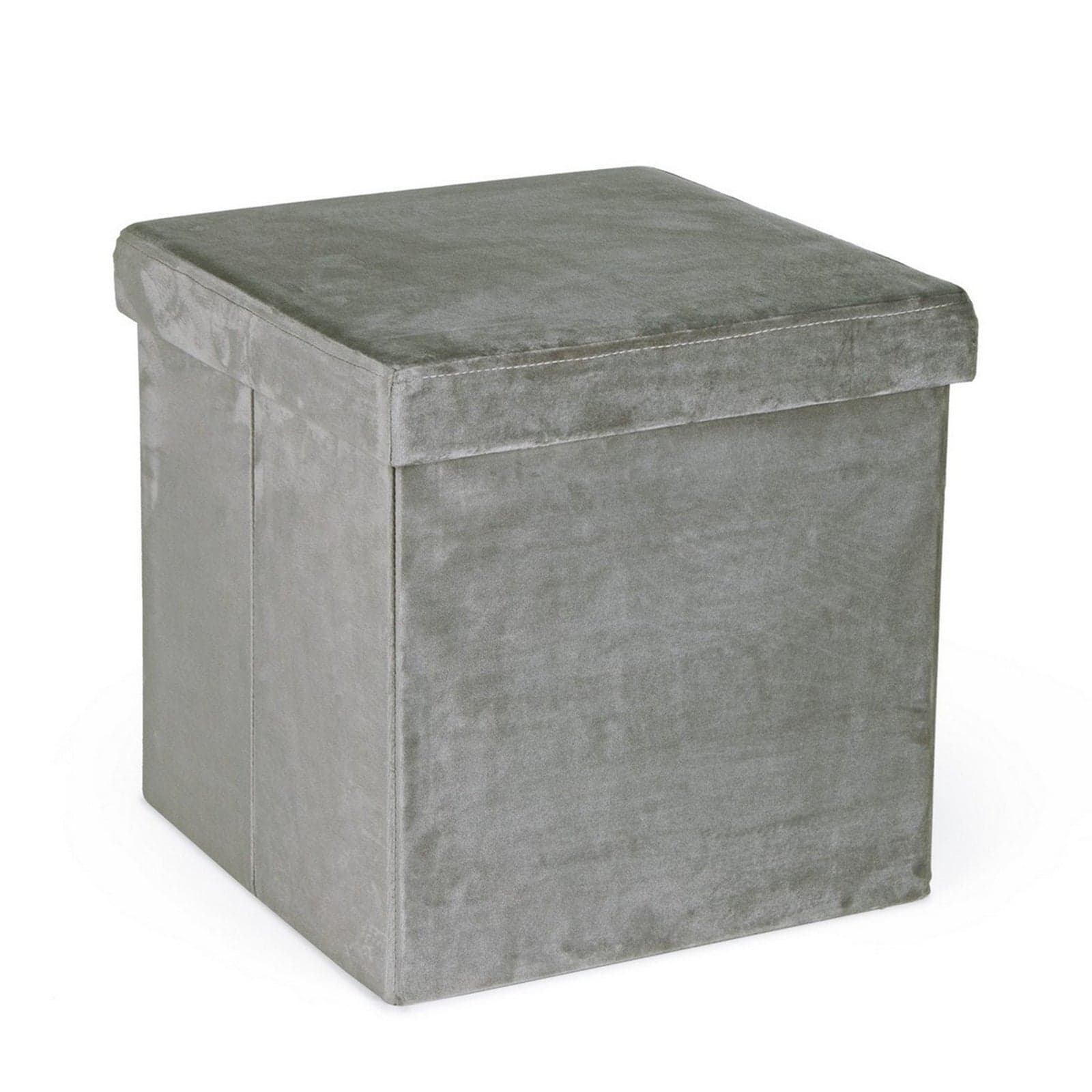 Poltrona Pouf "Camdem" per interno, con struttura in mdf da 38x38x38cm in Ottomane e poggiapiedi Decor Space - Altamura, commercioVirtuoso.it