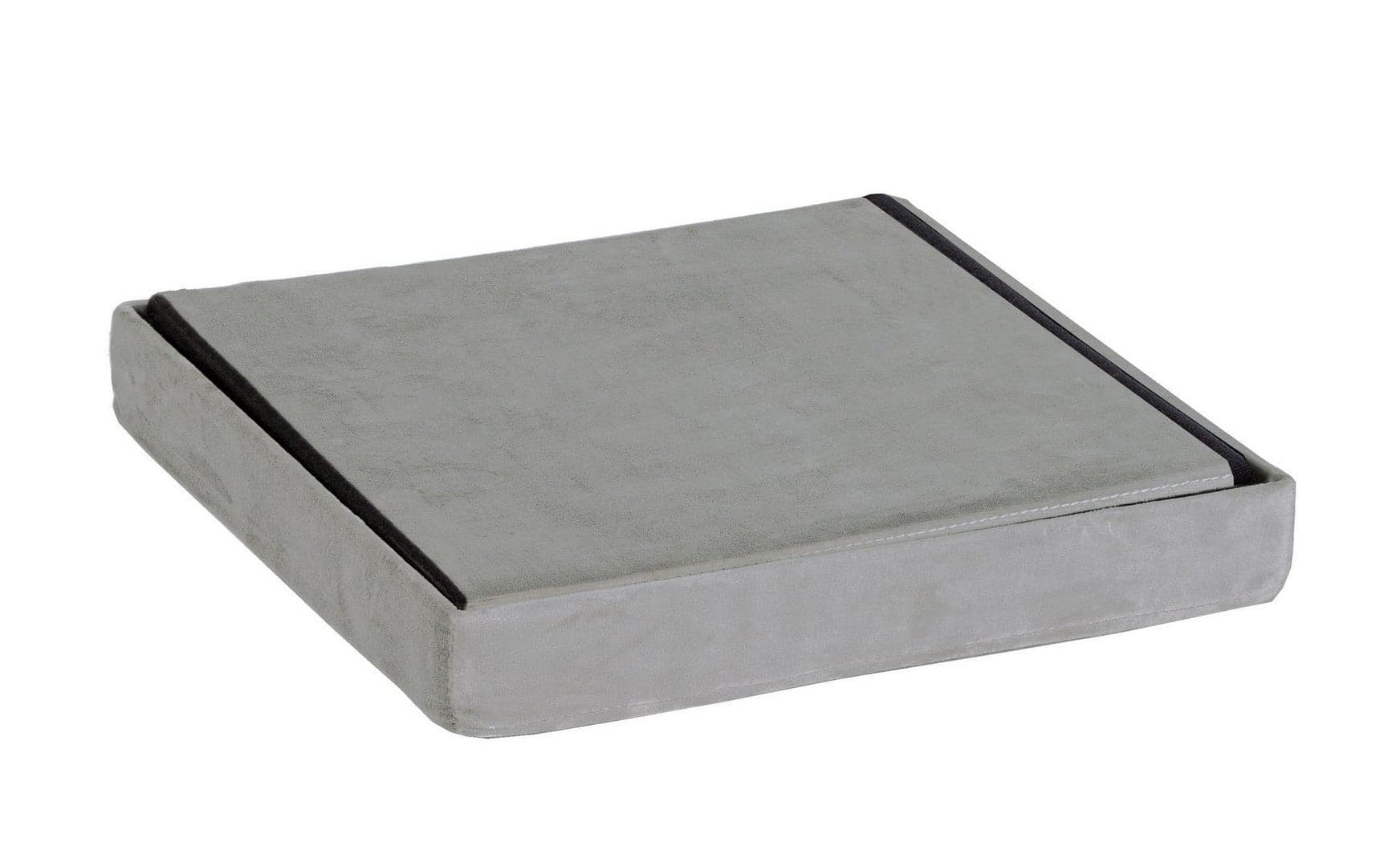 Poltrona Pouf "Camdem" per interno, con struttura in mdf da 38x38x38cm in Ottomane e poggiapiedi Decor Space - Altamura, commercioVirtuoso.it