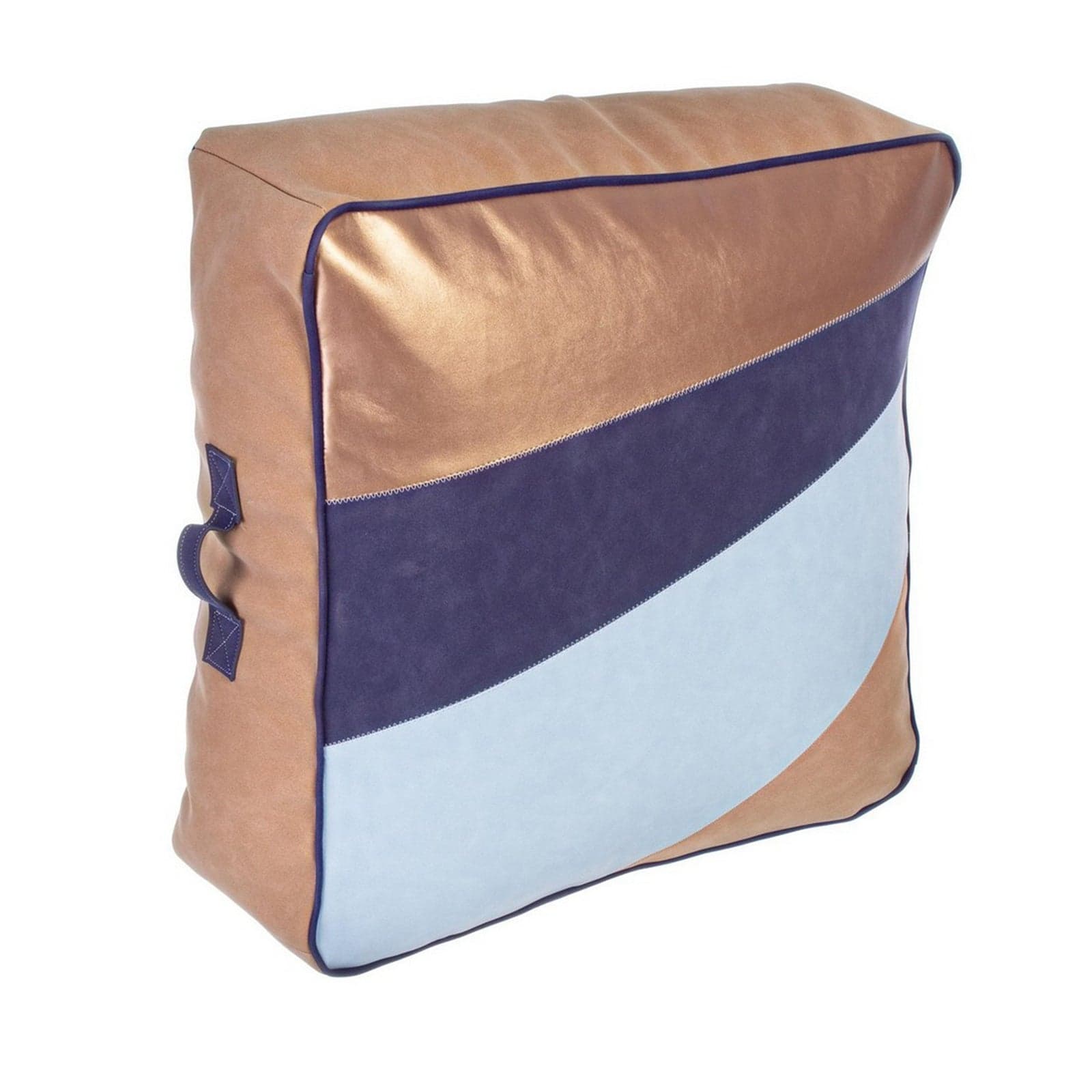 Poltrona Pouf "Sunset" per interno, con Imbottitura In Cotone da 60x60x30h cm