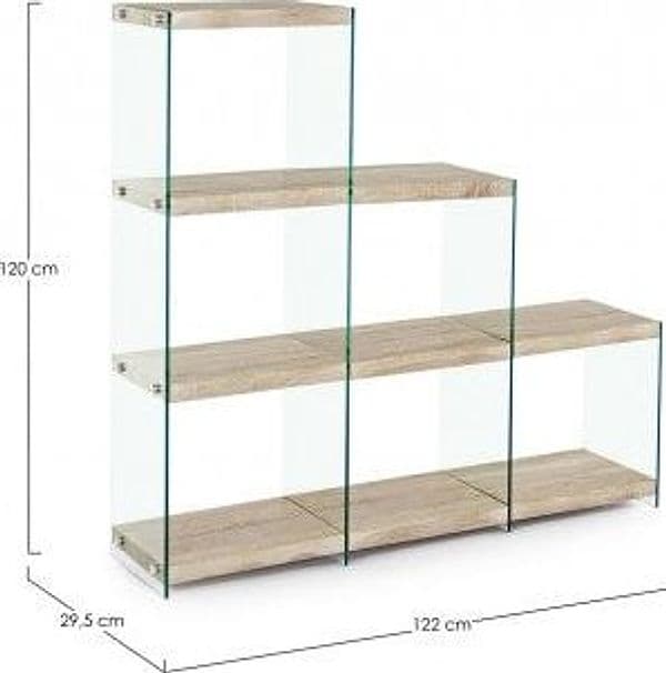 Libreria "Sury" porta oggetti, mobile per interno in Librerie Decor Space - Altamura, commercioVirtuoso.it