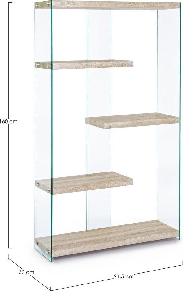 Libreria "Sury" porta oggetti, mobile per interno in Librerie Decor Space - Altamura, commercioVirtuoso.it