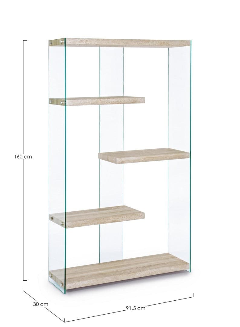 Libreria "Sury" porta oggetti, mobile per interno in Librerie Decor Space - Altamura, commercioVirtuoso.it