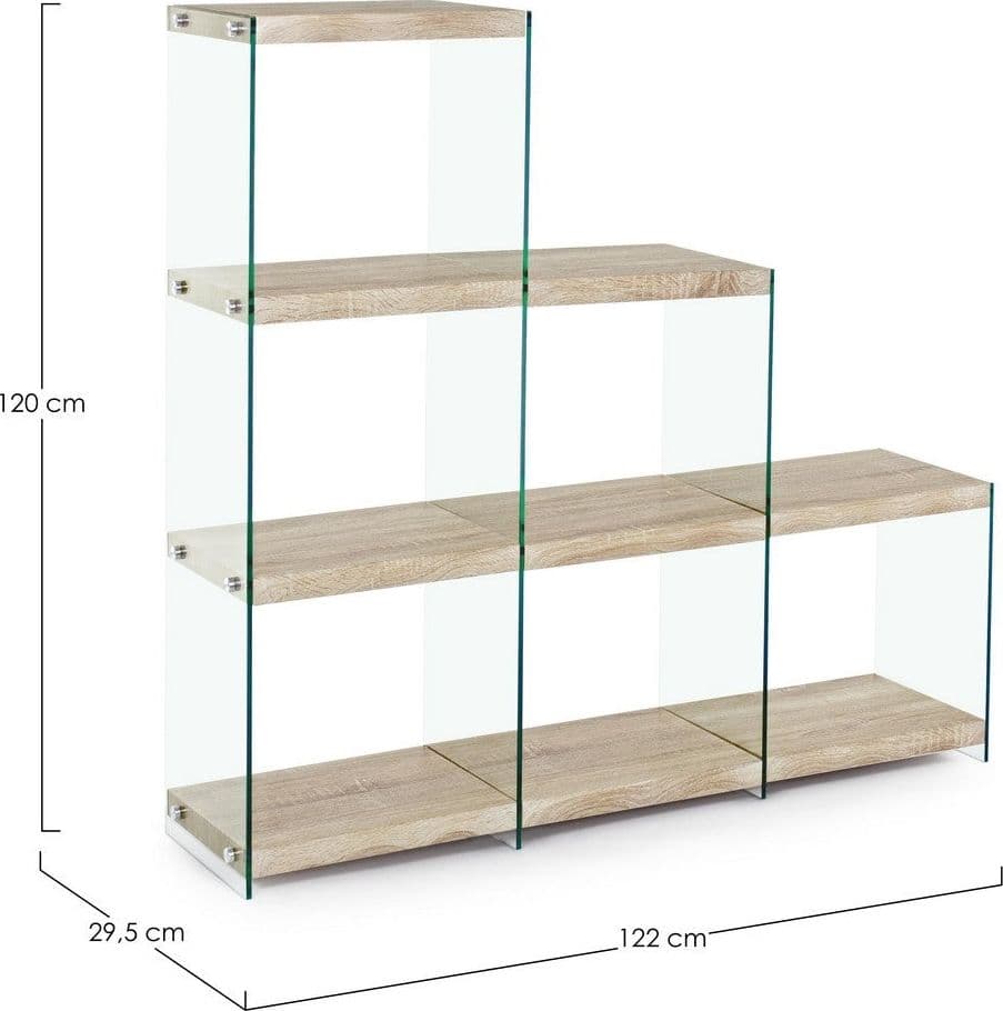 Libreria "Sury" porta oggetti, mobile per interno in Librerie Decor Space - Altamura, commercioVirtuoso.it