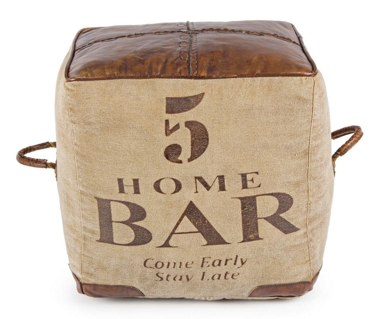 Poltrona Pouf "Sanpark" per interno, con imbottitura in cotone da 45x45x45cm in Ottomane e poggiapiedi Decor Space - Altamura, commercioVirtuoso.it