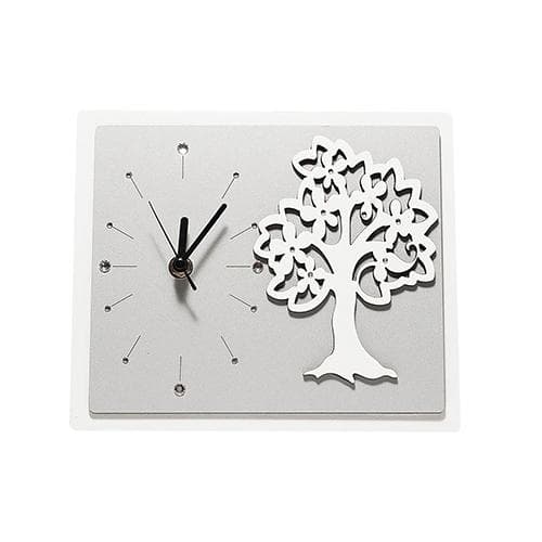 Orologio in legno mdf con applicazione personalizzabile. Misure cm. 15 x 12 h. in Orologi da parete Decor Space - Altamura, commercioVirtuoso.it