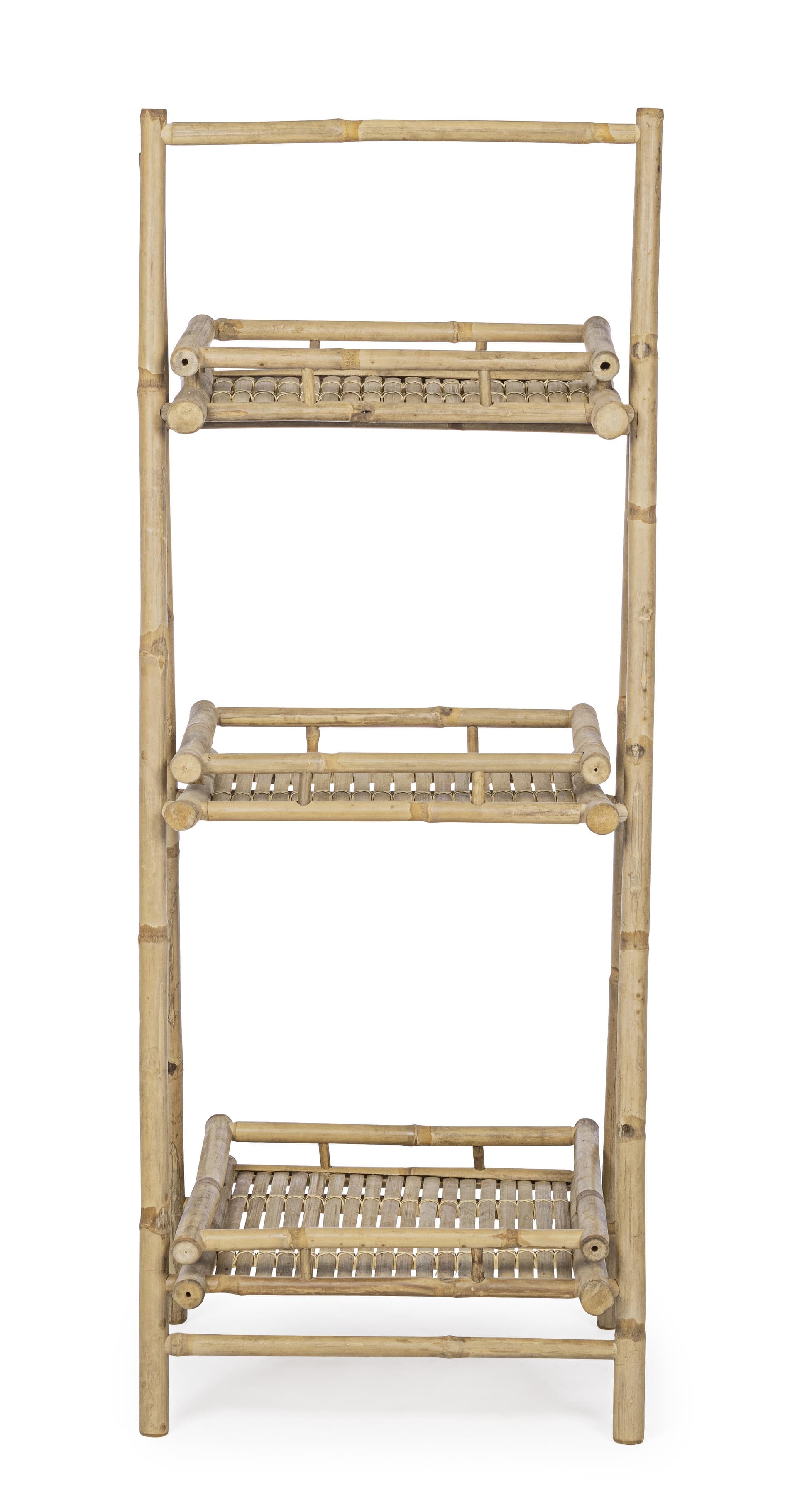 Scaffale in Bambù "Joyce" porta asciugamani e libreria pieghevole h 145 cm in Librerie Decor Space - Altamura, commercioVirtuoso.it