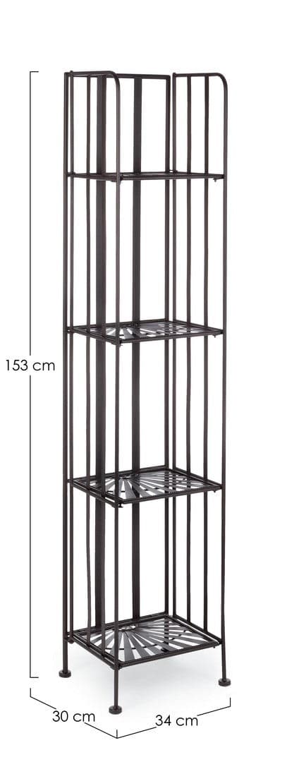 Angoliera "Ray" porta oggetti, mobile per interno in Librerie Decor Space - Altamura, commercioVirtuoso.it