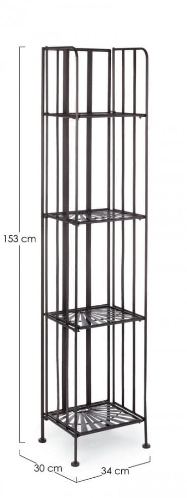 Angoliera "Ray" porta oggetti, mobile per interno in Librerie Decor Space - Altamura, commercioVirtuoso.it