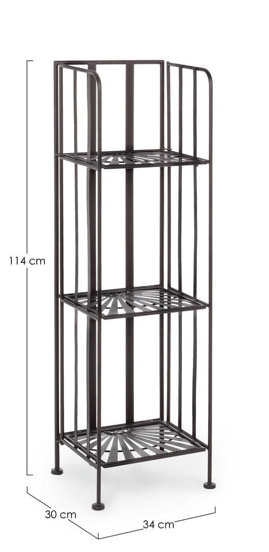 Angoliera "Ray" porta oggetti, mobile per interno in Librerie Decor Space - Altamura, commercioVirtuoso.it