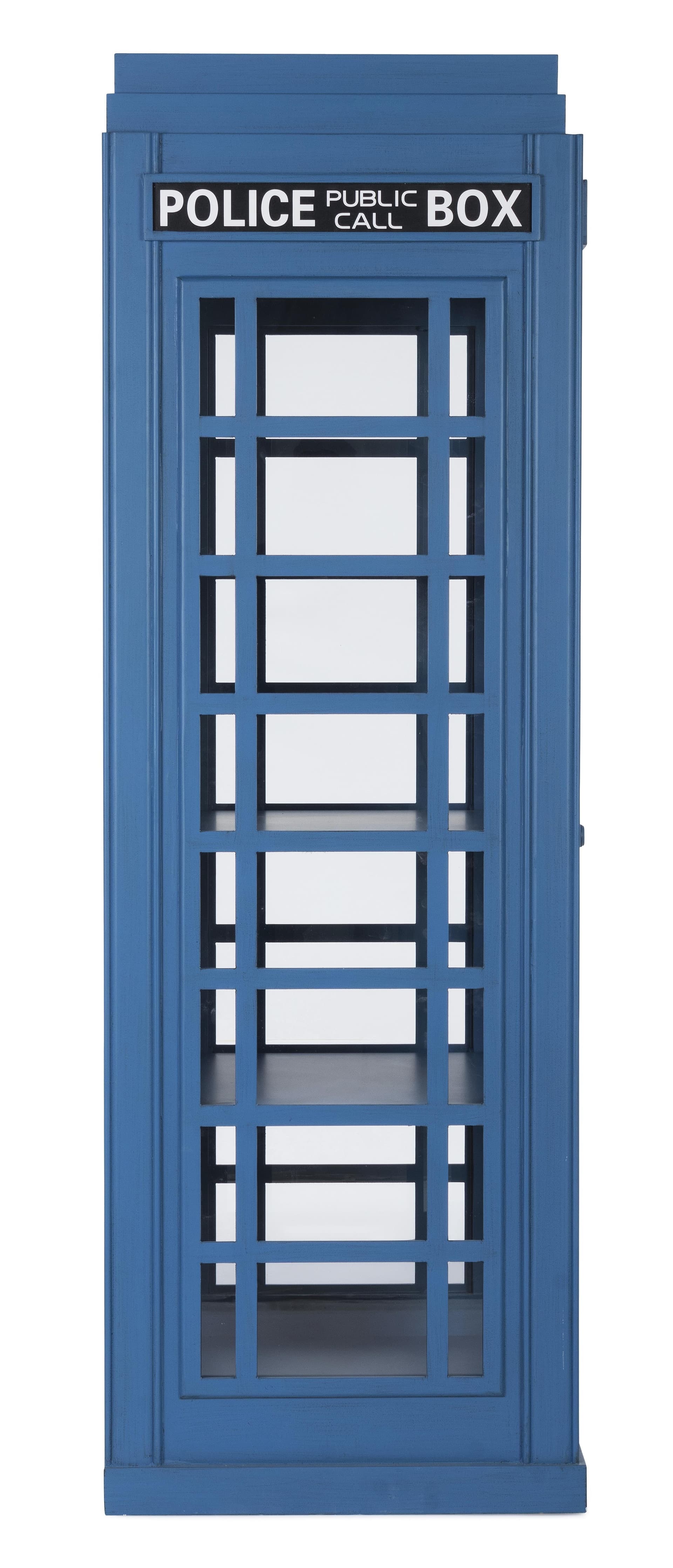 Libreria cabina telefonica Inglese "Police", Mobile londinese con vetri laterali in Librerie Decor Space - Altamura, commercioVirtuoso.it