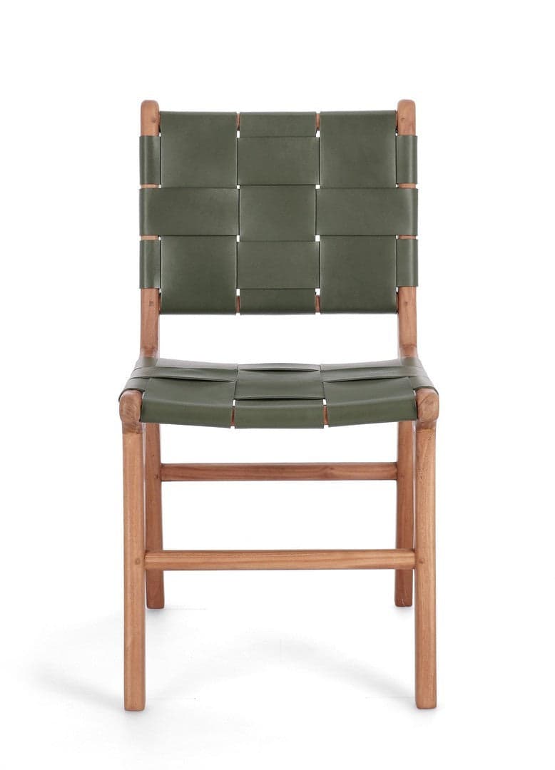 Sedia "Joanna" con legno teak, per arredo interno 46 x 59 x h 85 cm in Sedie Decor Space - Altamura, commercioVirtuoso.it