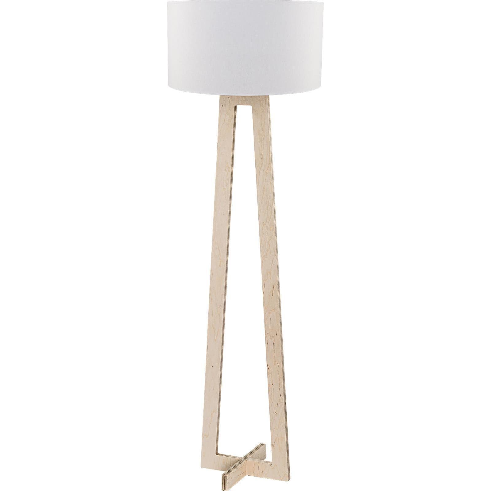 Lampada da terra "Ello" plafoniera per soggiorno e cameretta h 140 cm
