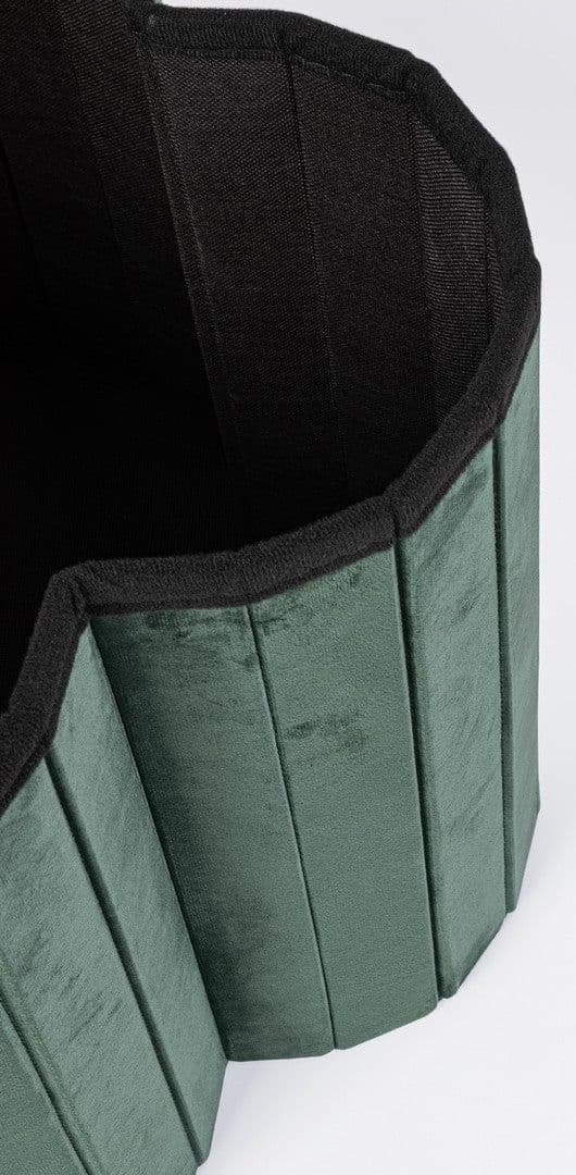 Poltrona Pouf "Jocelyn" per interno, con struttura in mdf in Ottomane e poggiapiedi Decor Space - Altamura, commercioVirtuoso.it