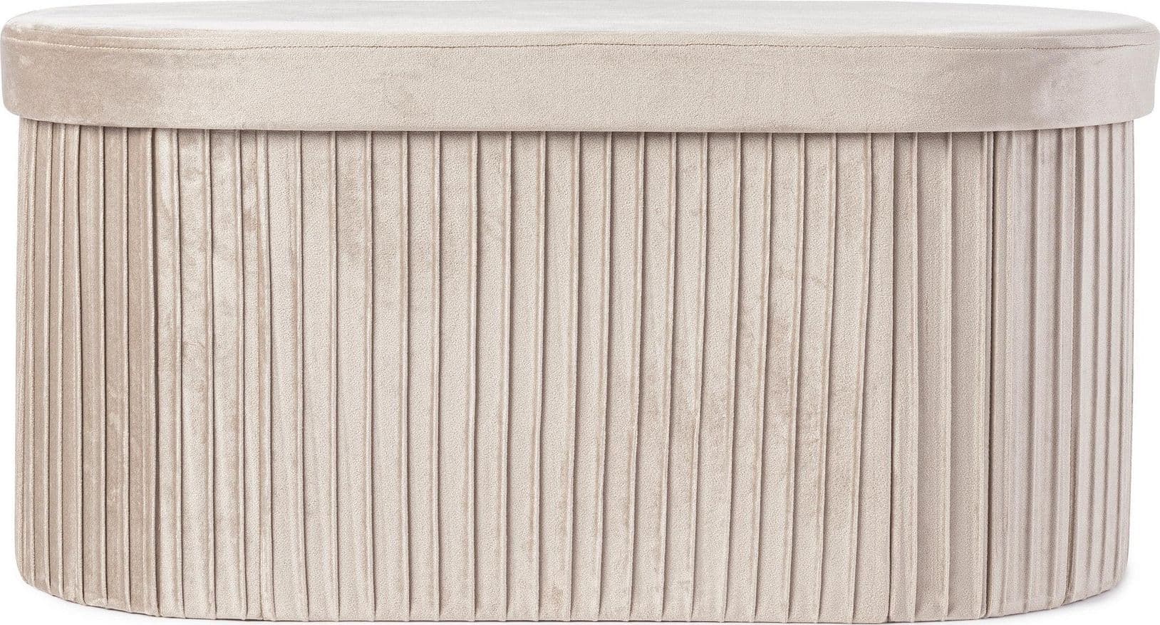 Poltrona Pouf "Jocelyn" per interno, con struttura in mdf in Ottomane e poggiapiedi Decor Space - Altamura, commercioVirtuoso.it