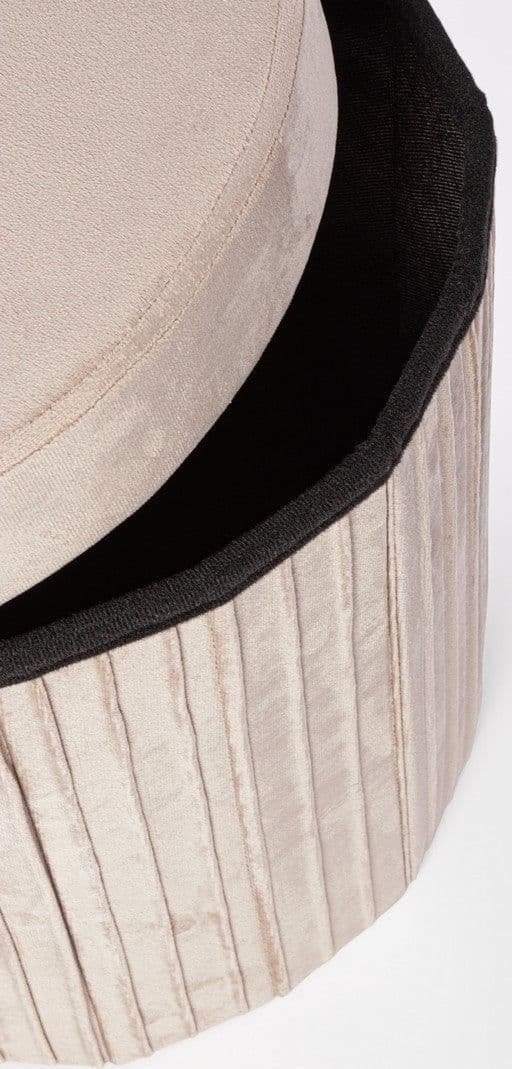Poltrona Pouf "Jocelyn" per interno, con struttura in mdf - 22