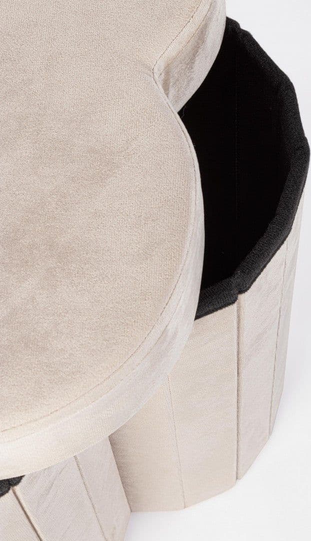 Poltrona Pouf "Jocelyn" per interno, con struttura in mdf - 27