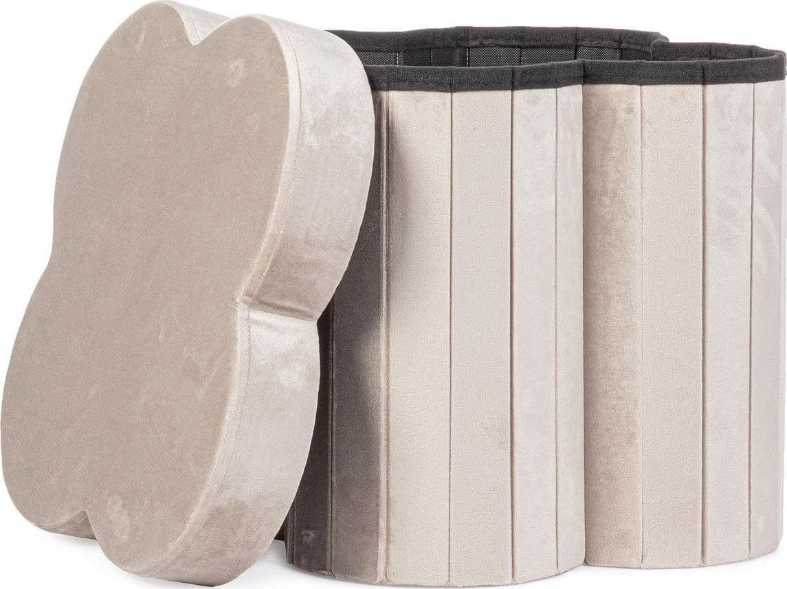 Poltrona Pouf "Jocelyn" per interno, con struttura in mdf - 29