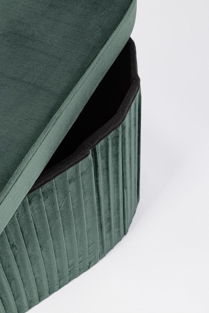 Poltrona Pouf "Jocelyn" per interno, con struttura in mdf in Ottomane e poggiapiedi Decor Space - Altamura, commercioVirtuoso.it