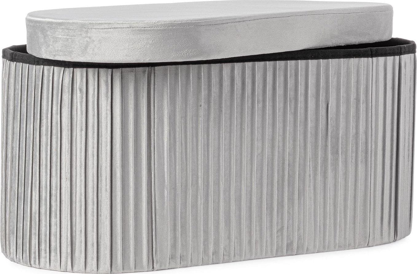 Poltrona Pouf "Jocelyn" per interno, con struttura in mdf - 35