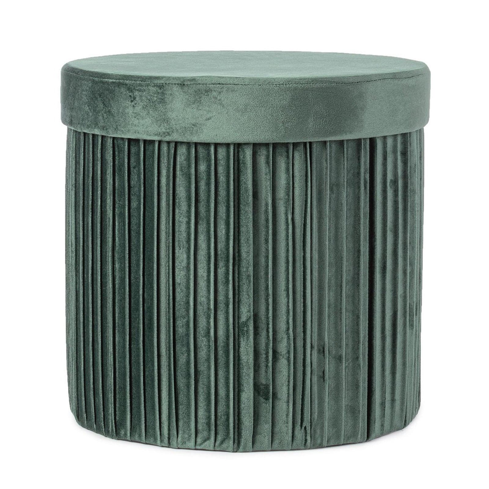 Poltrona Pouf "Jocelyn" per interno, con struttura in mdf in Ottomane e poggiapiedi Decor Space - Altamura, commercioVirtuoso.it