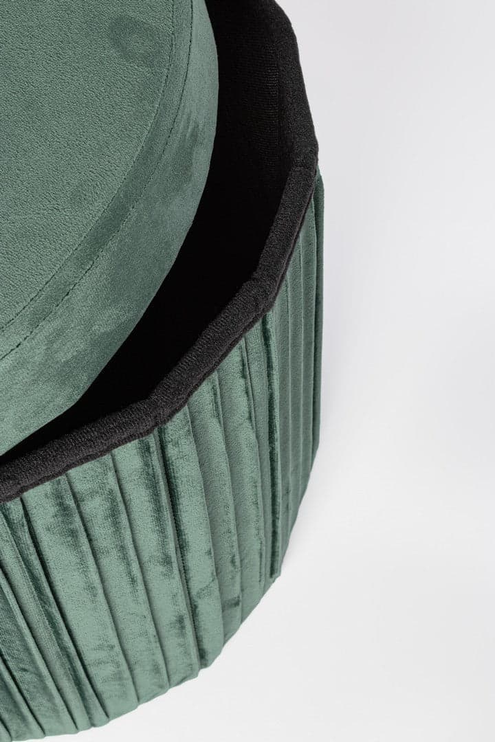 Poltrona Pouf "Jocelyn" per interno, con struttura in mdf in Ottomane e poggiapiedi Decor Space - Altamura, commercioVirtuoso.it