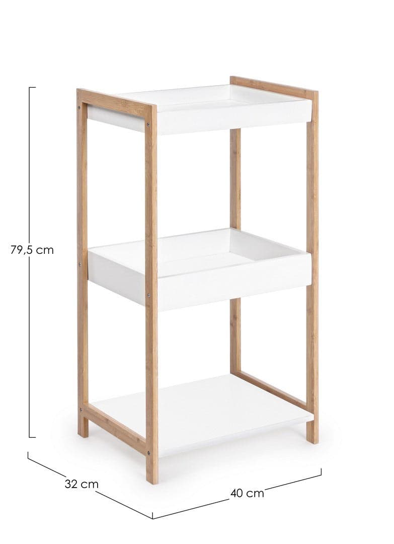 Libreria "Brooklyn" porta oggetti, mobile per interno in Librerie Decor Space - Altamura, commercioVirtuoso.it