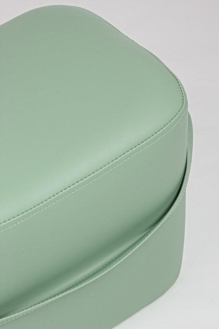 Poltrona Pouf "Giona" per interno, con struttura in mdf e compensato da 51x34x35cm in Ottomane e poggiapiedi Decor Space - Altamura, commercioVirtuoso.it