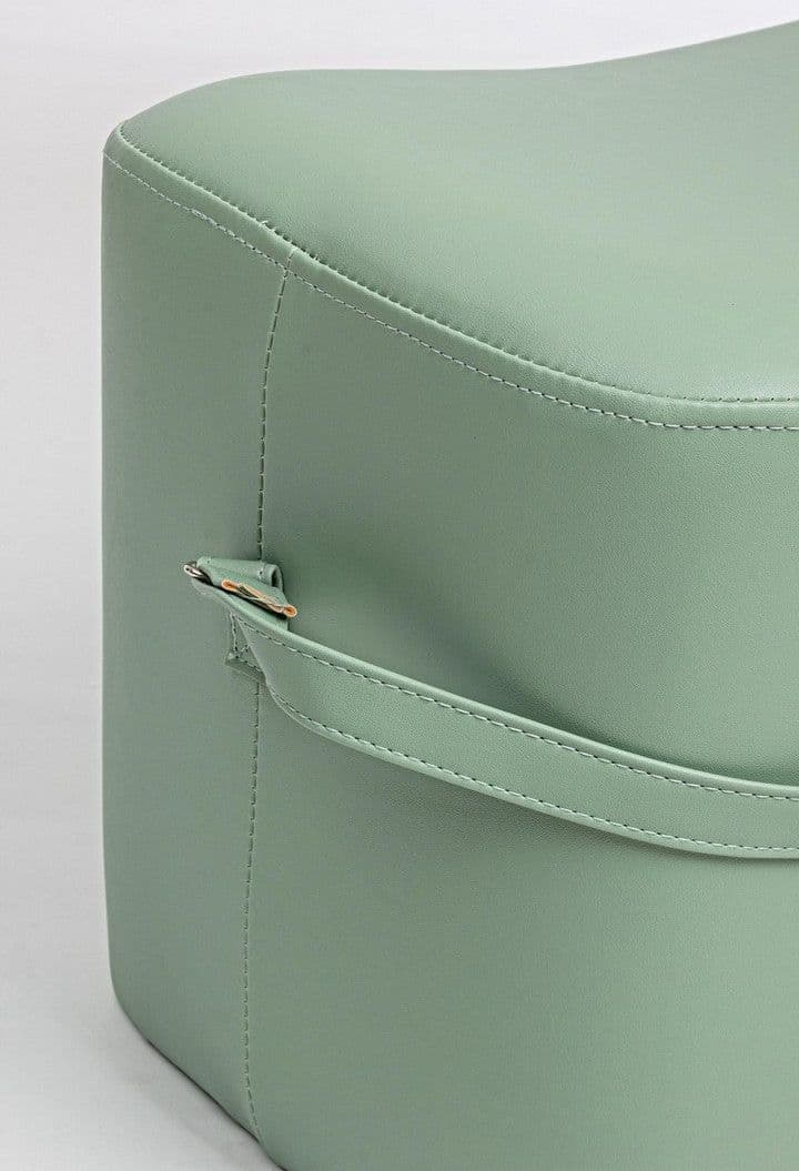 Poltrona Pouf "Giona" per interno, con struttura in mdf e compensato da 51x34x35cm in Ottomane e poggiapiedi Decor Space - Altamura, commercioVirtuoso.it