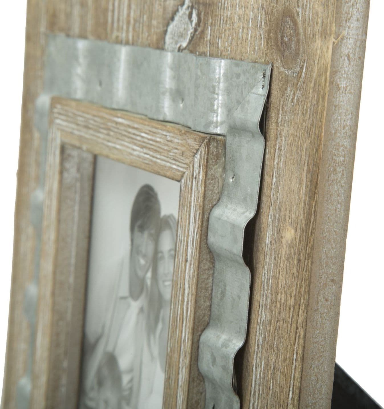 Cornice decorativa in legno MDF e ferro per foto ricordo in Cornici da parete e da tavolo Decor Space - Altamura, commercioVirtuoso.it