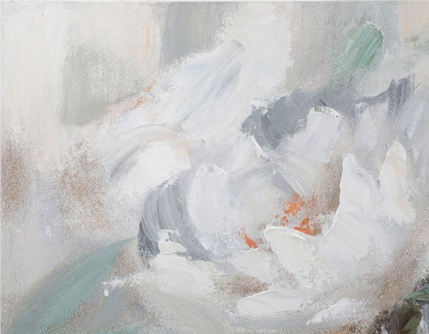 Dipinto su tela Crem Flower con intelaiatura in legno per decorazioni ambienti in Poster e stampe Decor Space - Altamura, commercioVirtuoso.it