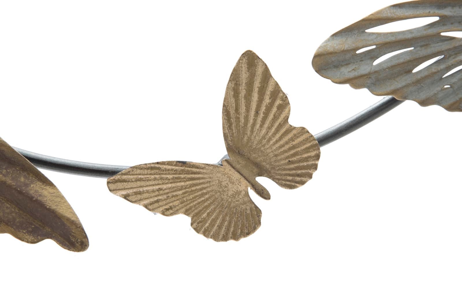 Composizione farfalle decorative in ferro per decorazioni ambienti in Sculture a parete Decor Space - Altamura, commercioVirtuoso.it