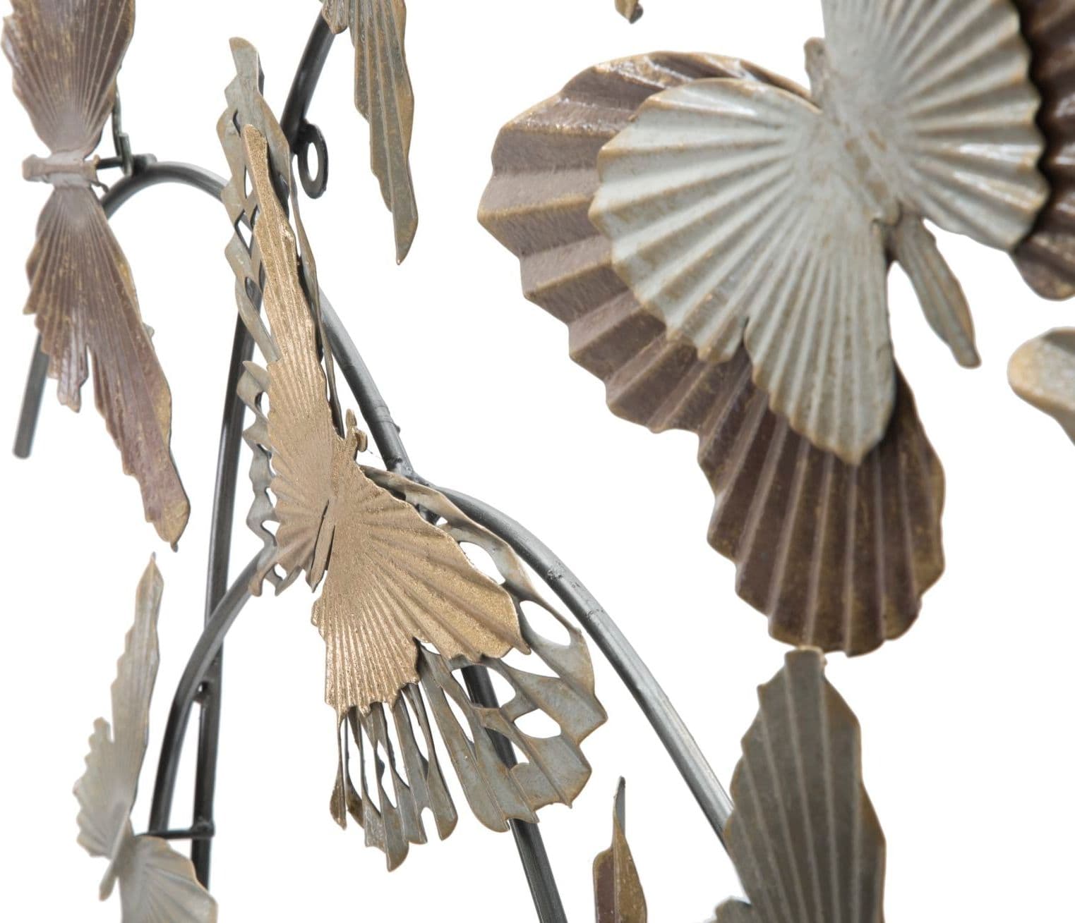 Composizione farfalle decorative in ferro per decorazioni ambienti in Sculture a parete Decor Space - Altamura, commercioVirtuoso.it