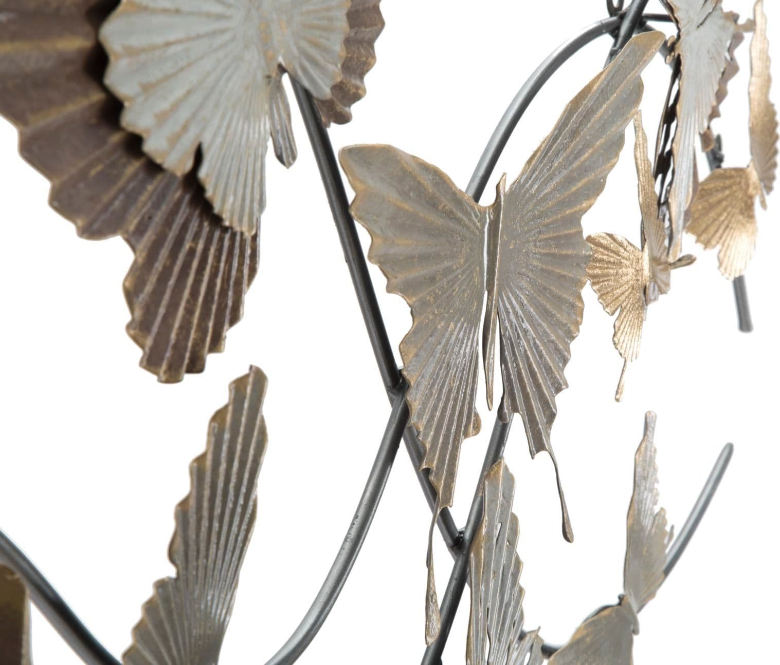 Composizione farfalle decorative in ferro per decorazioni ambienti in Sculture a parete Decor Space - Altamura, commercioVirtuoso.it