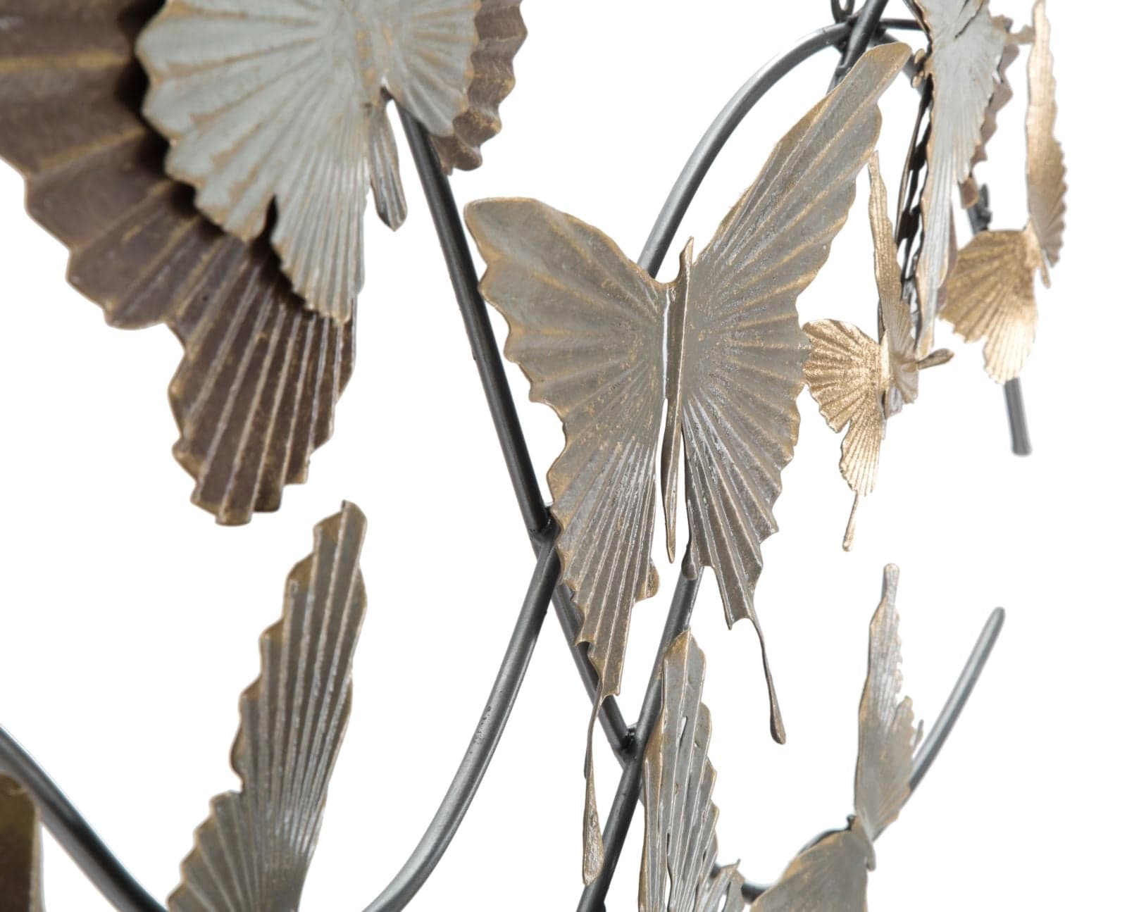 Composizione farfalle decorative in ferro per decorazioni ambienti in Sculture a parete Decor Space - Altamura, commercioVirtuoso.it