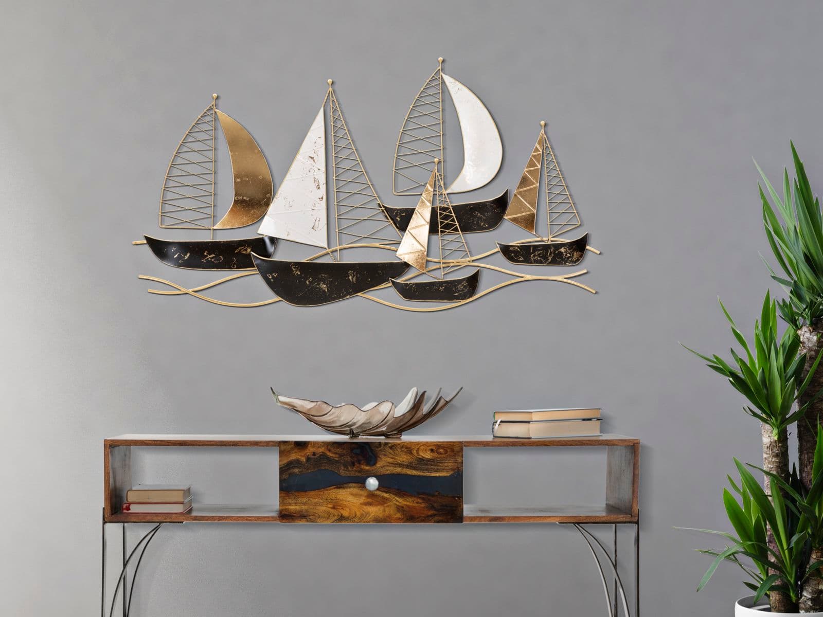 Pannello decorativo regata in ferro per decorazioni ambienti in Sculture a parete Decor Space - Altamura, commercioVirtuoso.it