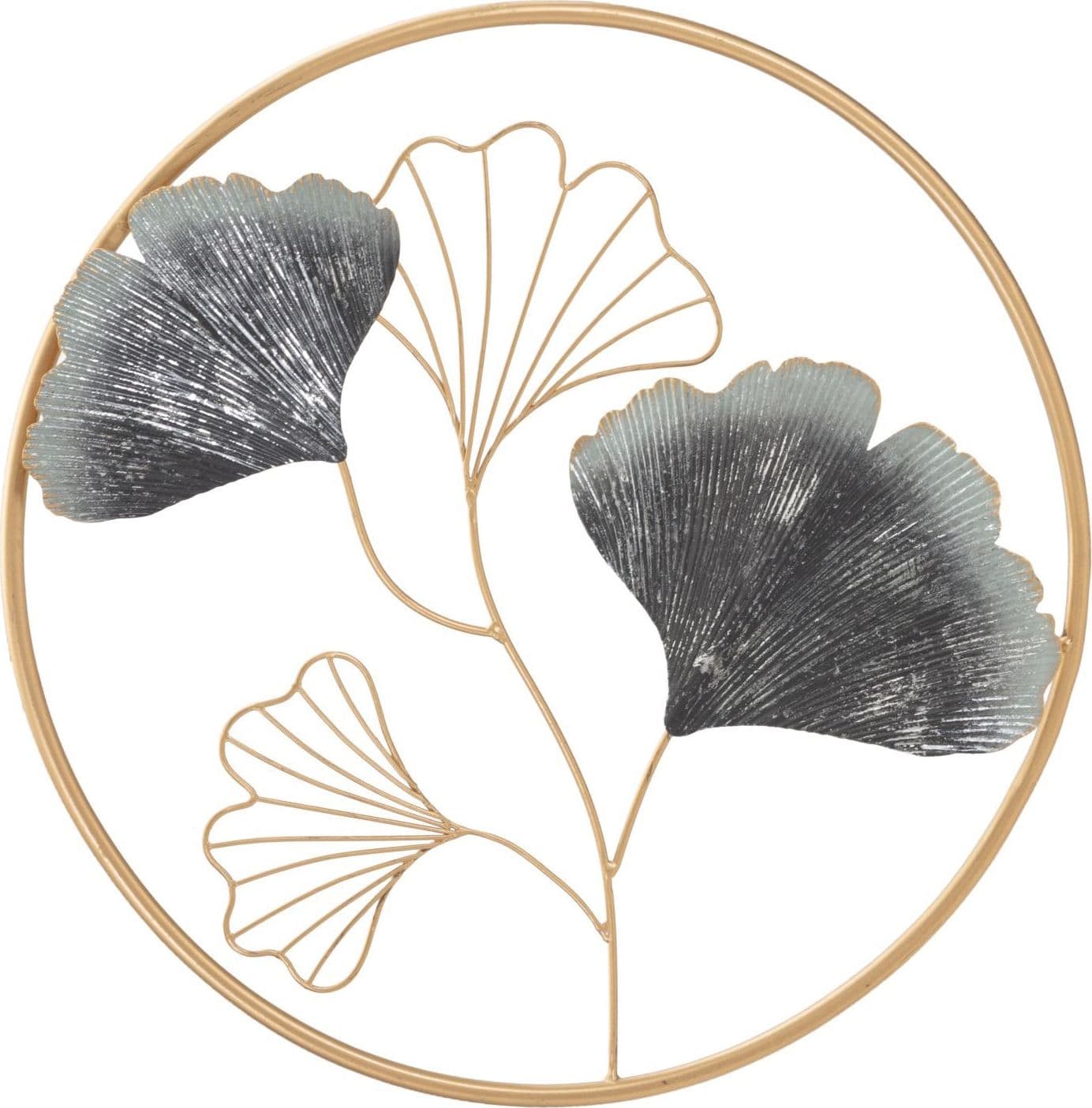 Pannello decorativo anello color oro in ferro per decorazioni ambienti