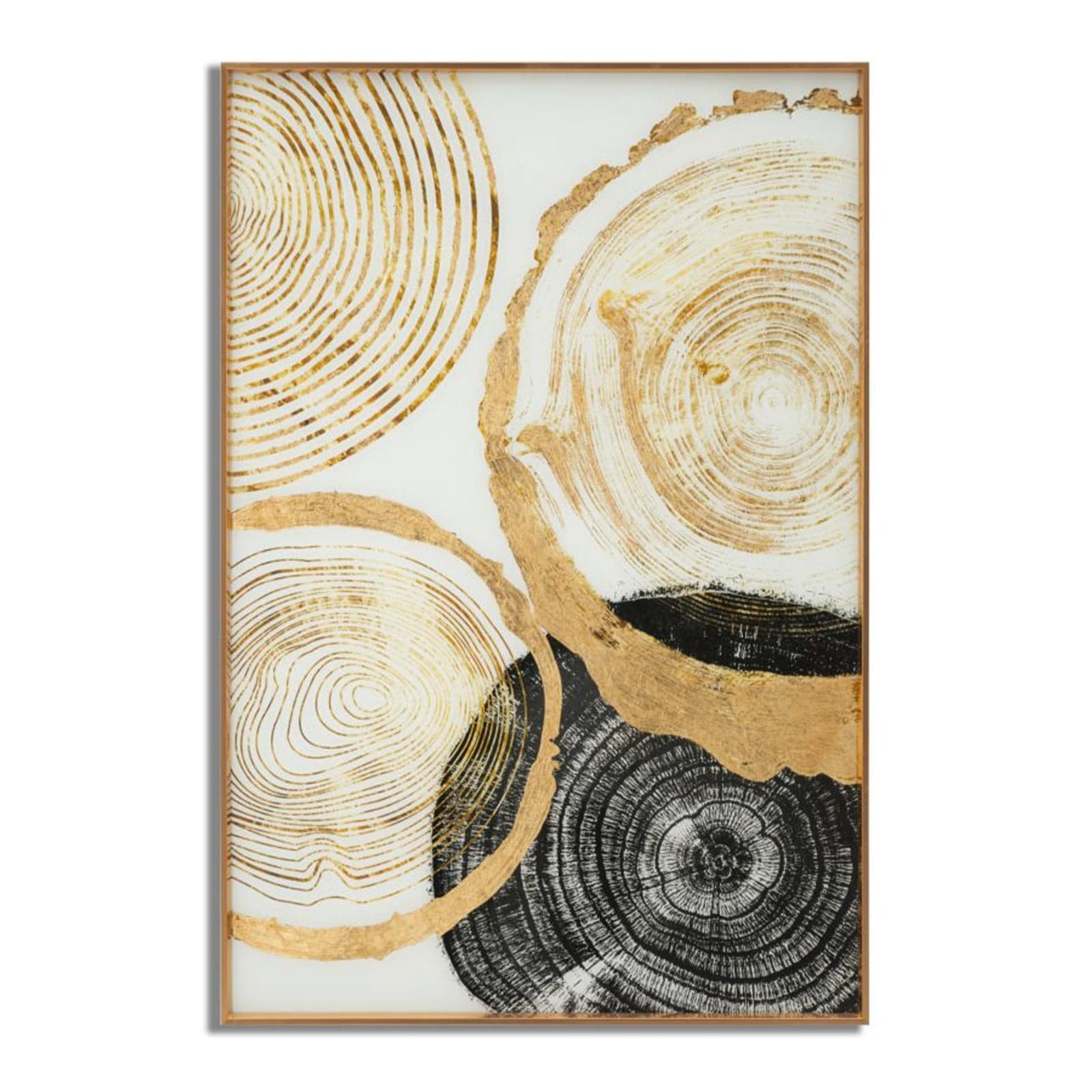 Pannello decorativo Woody in vetro con cornice per decorazioni ambienti