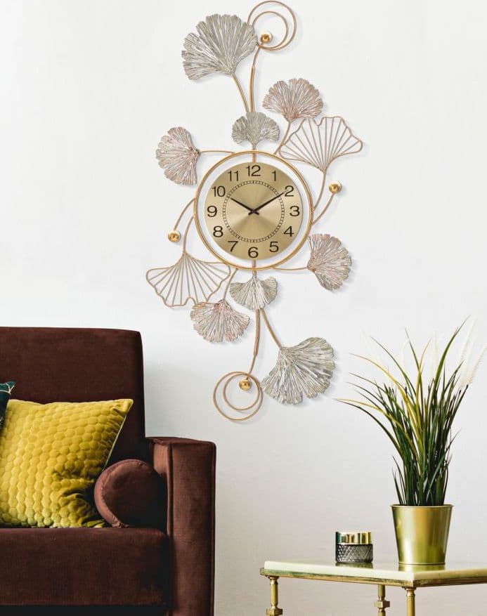 Pannello decorativo con orologio in ferro per decorazioni ambienti - 5