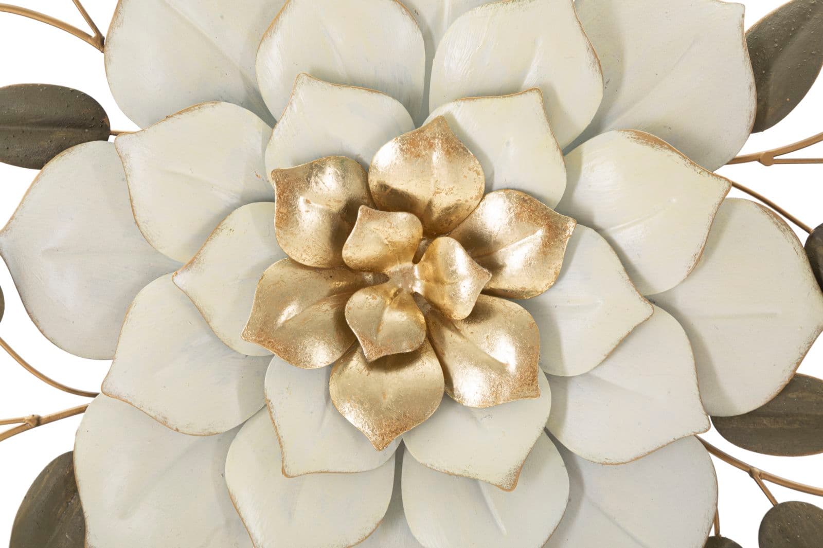 Pannello decorativo fiore in ferro per decorazioni ambienti in Sculture a parete Decor Space - Altamura, commercioVirtuoso.it