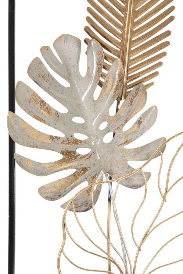 Pannello decorativo Plam in ferro per decorazioni ambienti in Sculture a parete Decor Space - Altamura, commercioVirtuoso.it