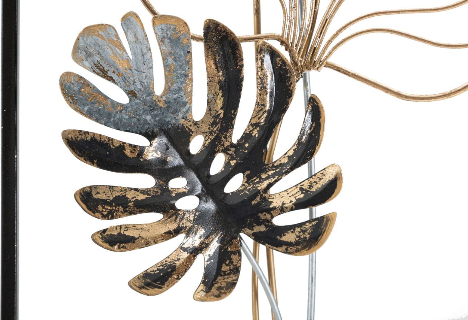 Pannello decorativo Plam in ferro per decorazioni ambienti in Sculture a parete Decor Space - Altamura, commercioVirtuoso.it