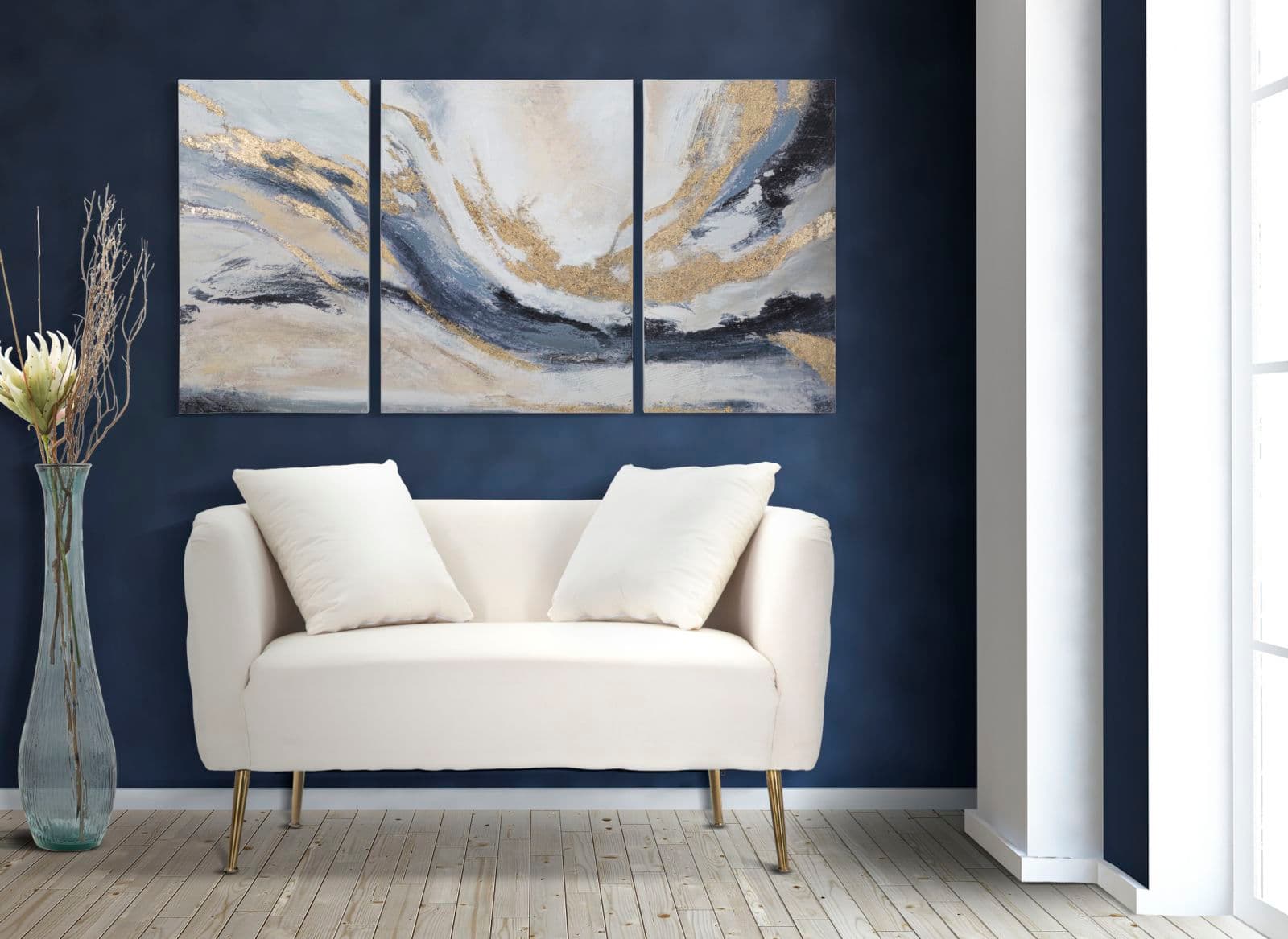 Dipinto su tela Gaspons con telaio in legno per decorazioni ambienti set da 3 in Poster e stampe Decor Space - Altamura, commercioVirtuoso.it
