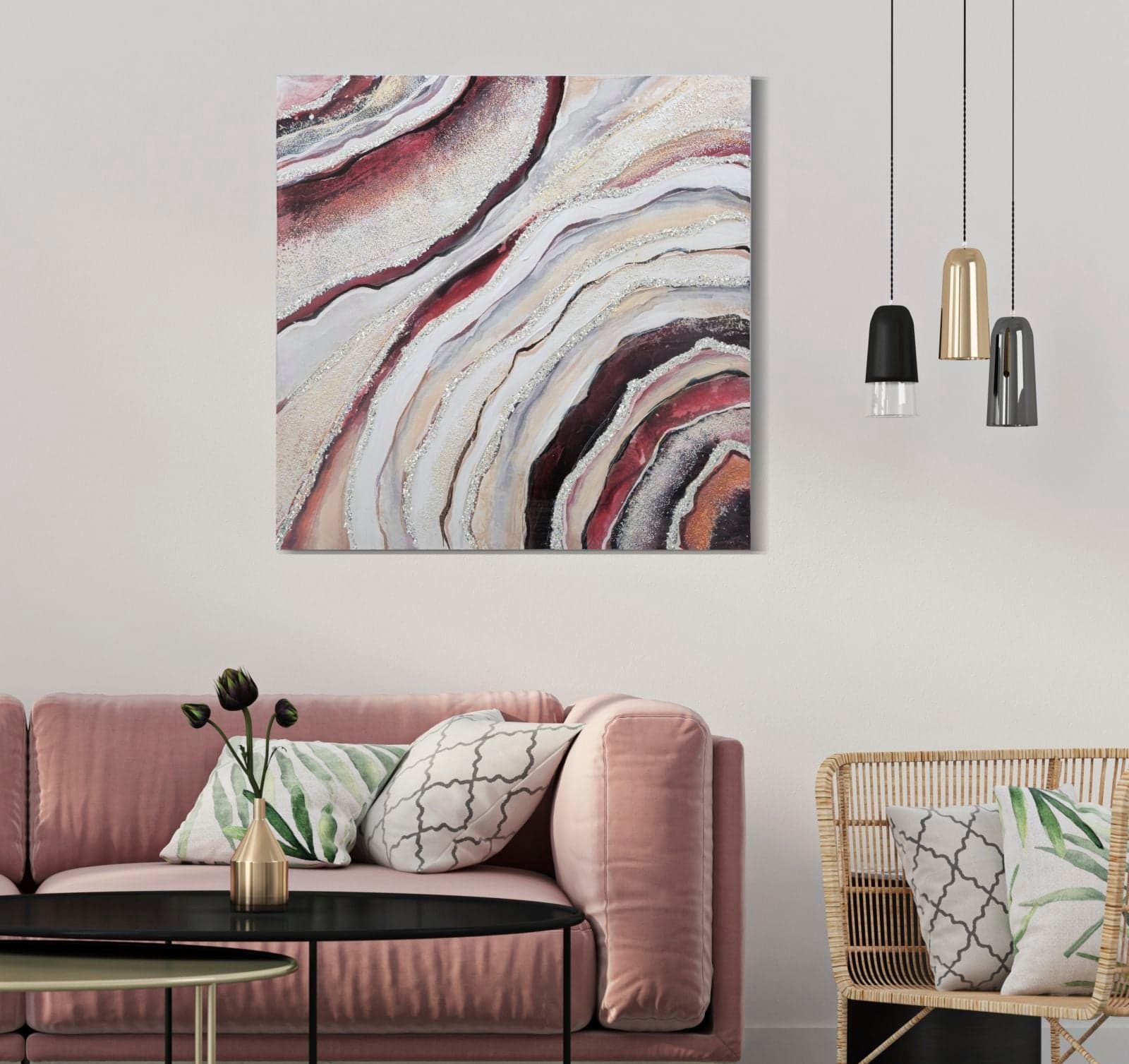 Dipinto su tela Redy con telaio in legno per decorazioni ambienti - 5