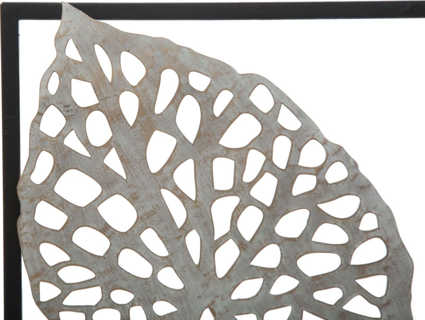 Composizione foglie decorative Ory in ferro per decorazioni ambienti in Sculture a parete Decor Space - Altamura, commercioVirtuoso.it