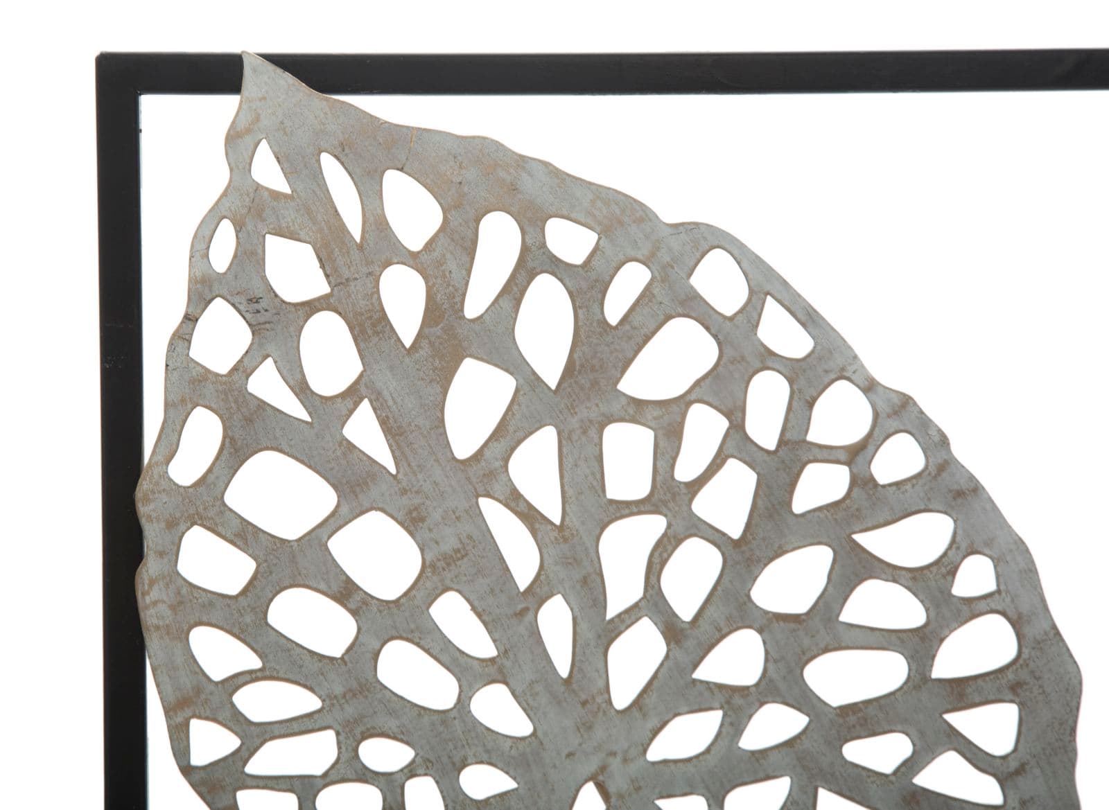 Composizione foglie decorative Ory in ferro per decorazioni ambienti in Sculture a parete Decor Space - Altamura, commercioVirtuoso.it