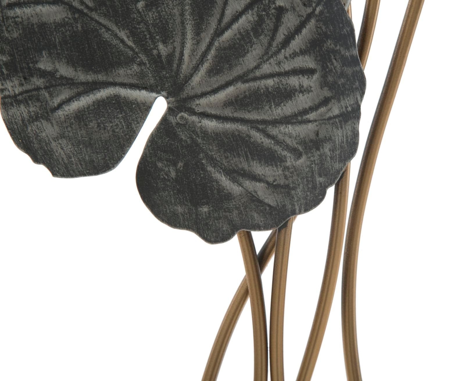 Composizione foglie decorative Ory in ferro per decorazioni ambienti in Sculture a parete Decor Space - Altamura, commercioVirtuoso.it