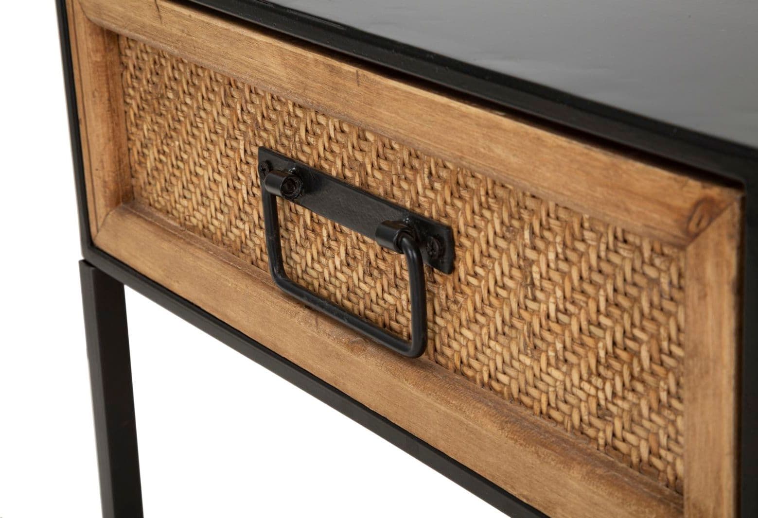 Comodino "Hanoi" struttura in metallo e legno MDF per interni in Comodini Decor Space - Altamura, commercioVirtuoso.it